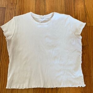 Brandy Melville white crop top